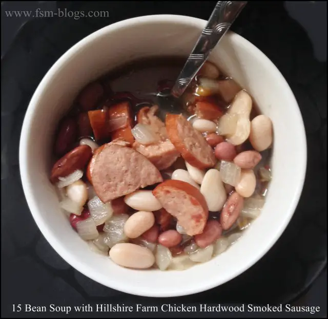 15 Bean Soup with Hillshire Farm Chicken Hardwood Smoked Sausage # ...