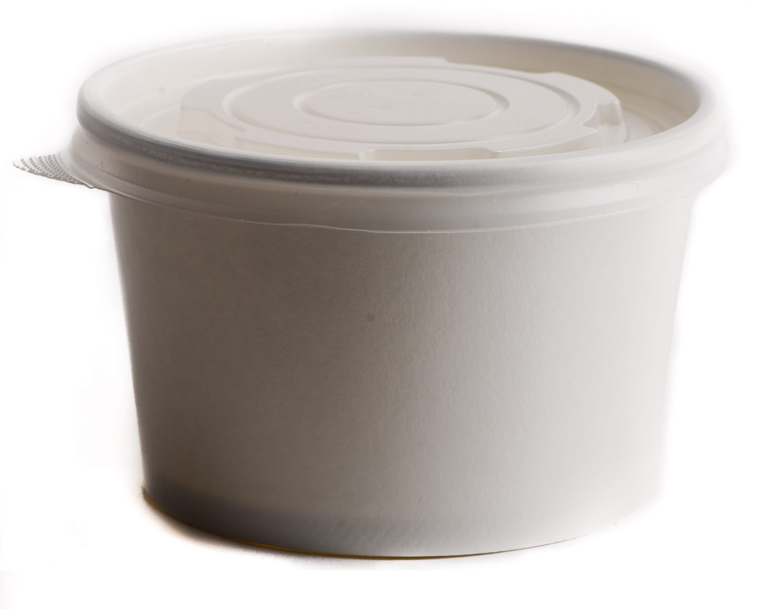 [25 Count] 12 oz Disposable White Paper Soup Containers ...