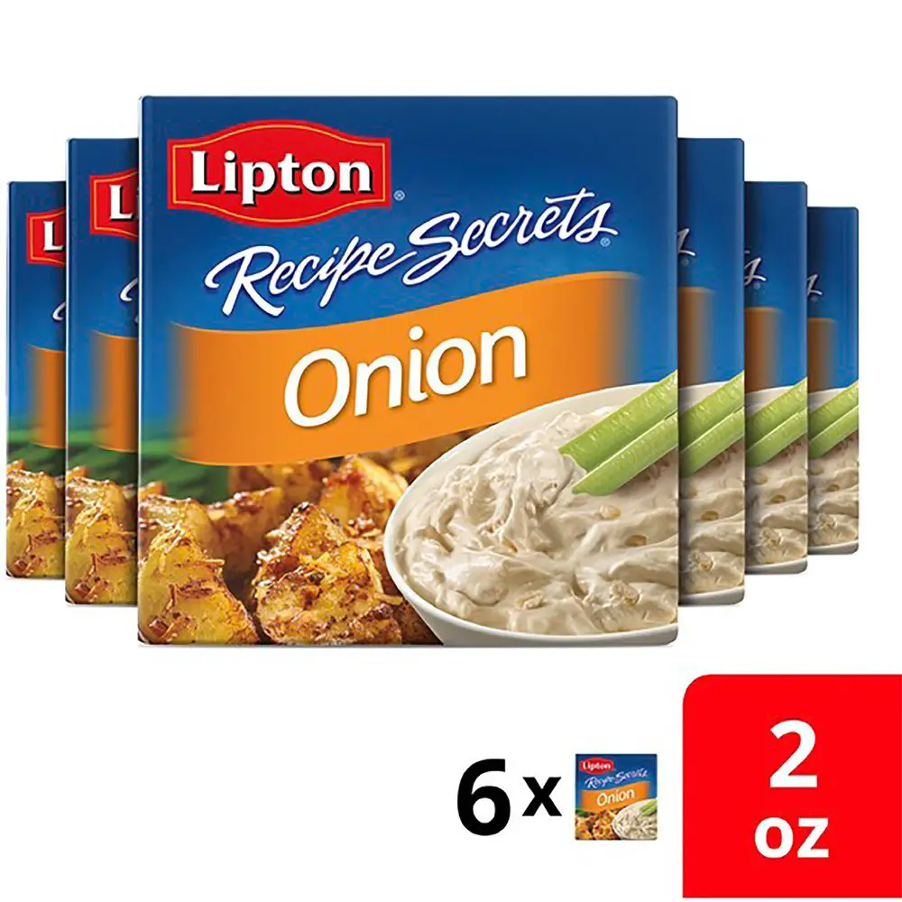 (6 Pack) Lipton Onion Flavor Recipe Secrets Soup and Dip Mix 2 oz ...