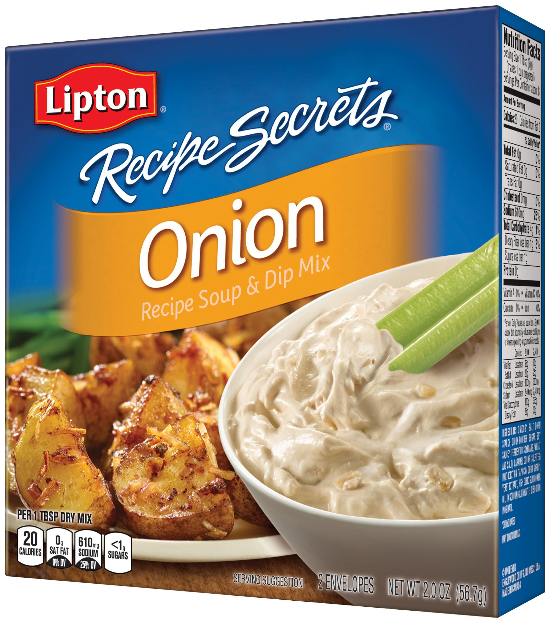 Amazon.com: Lipton Recipe Secrets Soup and Dip Mix, Onion ...
