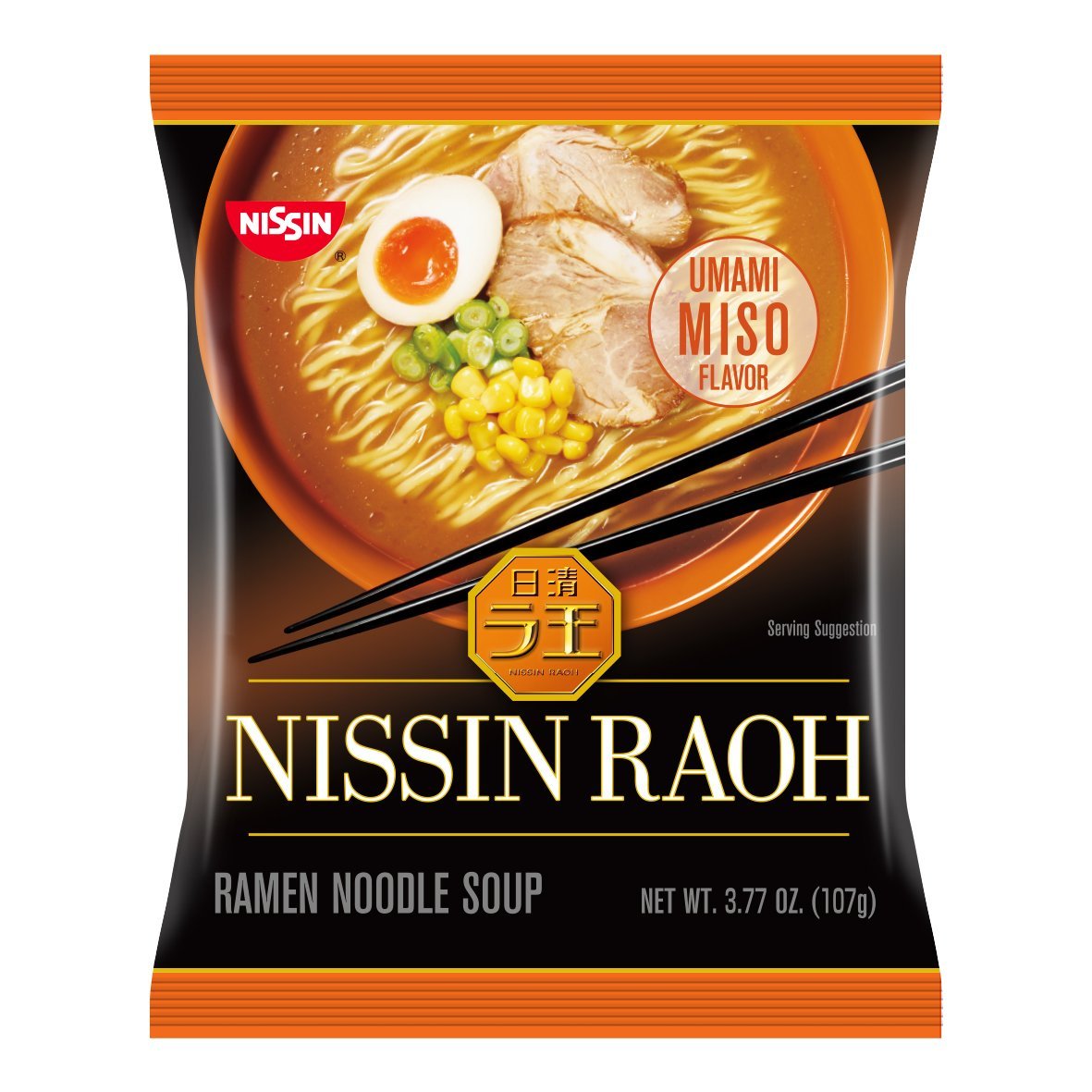 Amazon.com : Nissin RAOH Ramen Noodle Soup, Umami Tonkotsu ...