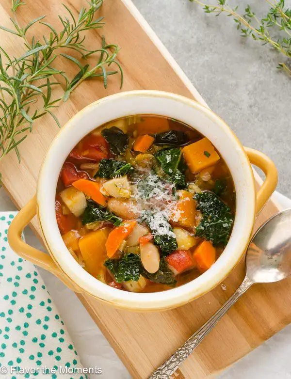 Autumn Vegetable Soup is packed with fall veggies, herbs, and white ...