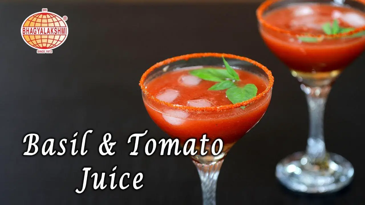 Basil and Tomato juice