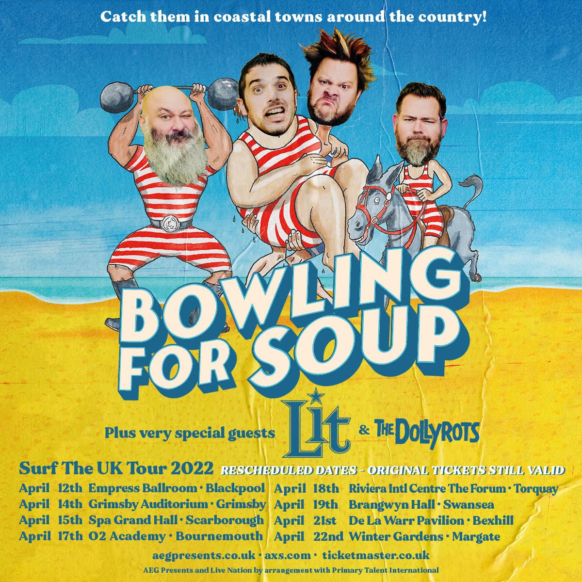 Bowling FOr Soup Reschedule Their Coastal Town Tour Of The UK To 2022 ...
