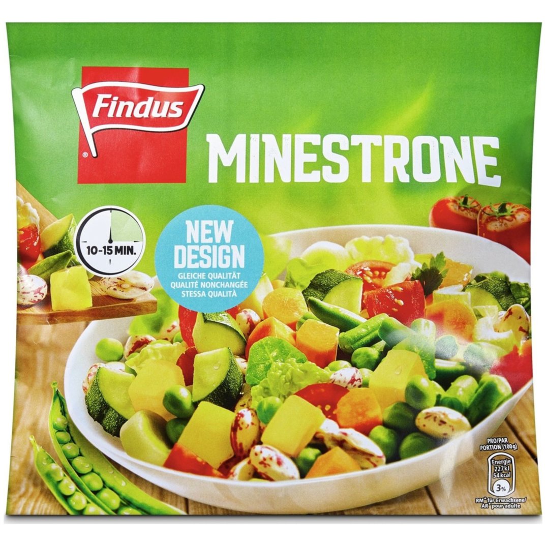 Buy Findus Frozen Minestrone Soup Vegetables (450g) cheaply