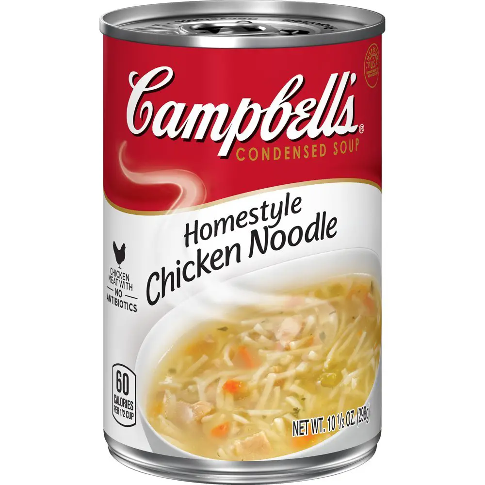 Campbells Condensed Homestyle Chicken Noodle Soup, 10.5 Ounce Can ...