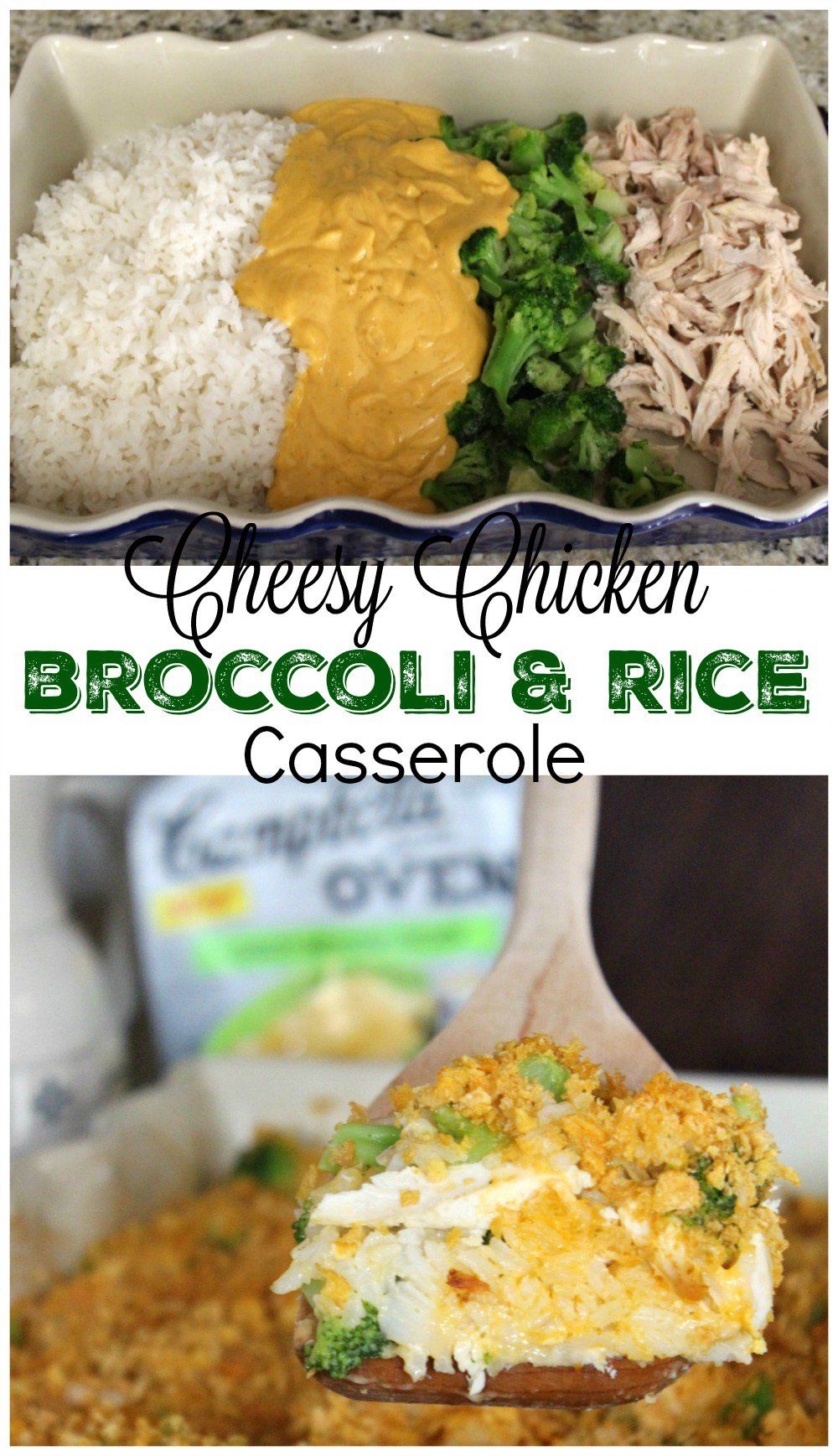 Cheesy Chicken, Broccoli and Rice Casserole