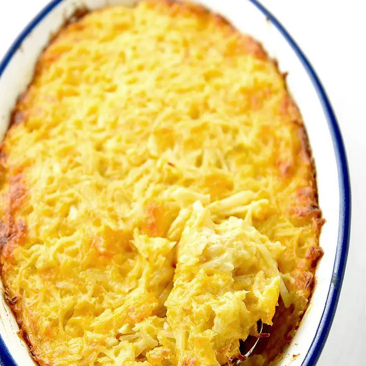 Cheesy Hashbrown Casserole Recipe with brown hash potato, cream of ...