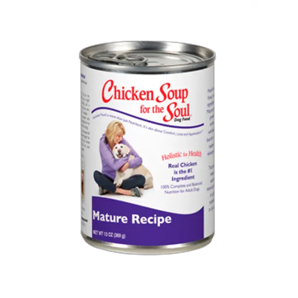 Chicken Soup for the Soul Mature Canned Dog Food, 13.0 oz., Case of 12 ...