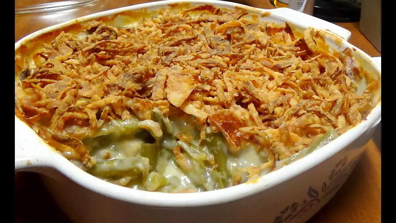 Classic Recipe for Green Bean Casserole with Homemade ...