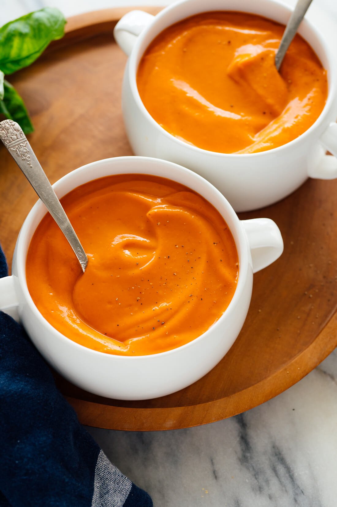 Classic Tomato Soup Recipe (Lightened Up!)