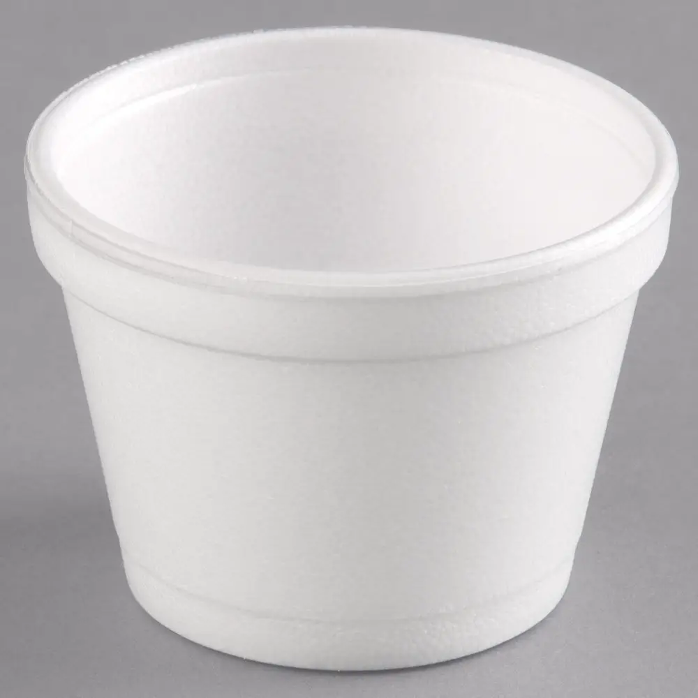 Dart 12SJ20 12 oz. White Customizable Foam Food Container