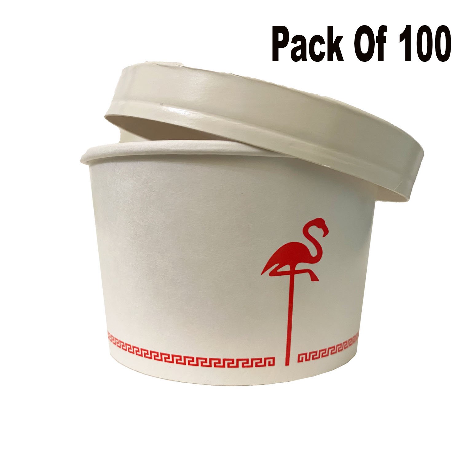 Disposable Paper Soup Bowls With Lids (Pack Of 100 ...