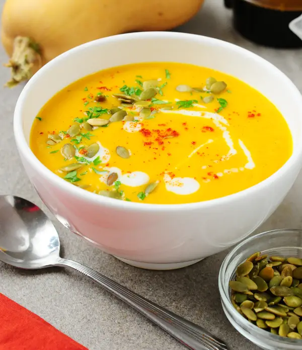 Easy Butternut Squash Soup with Coconut Milk