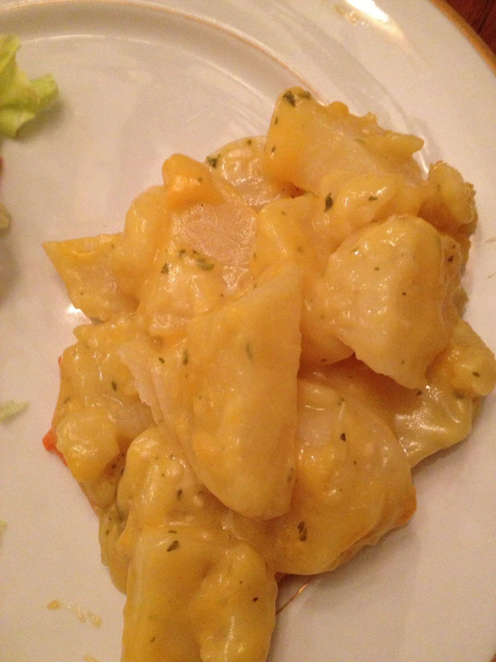 Easy cheesy potatoes. Mix one can Campbell