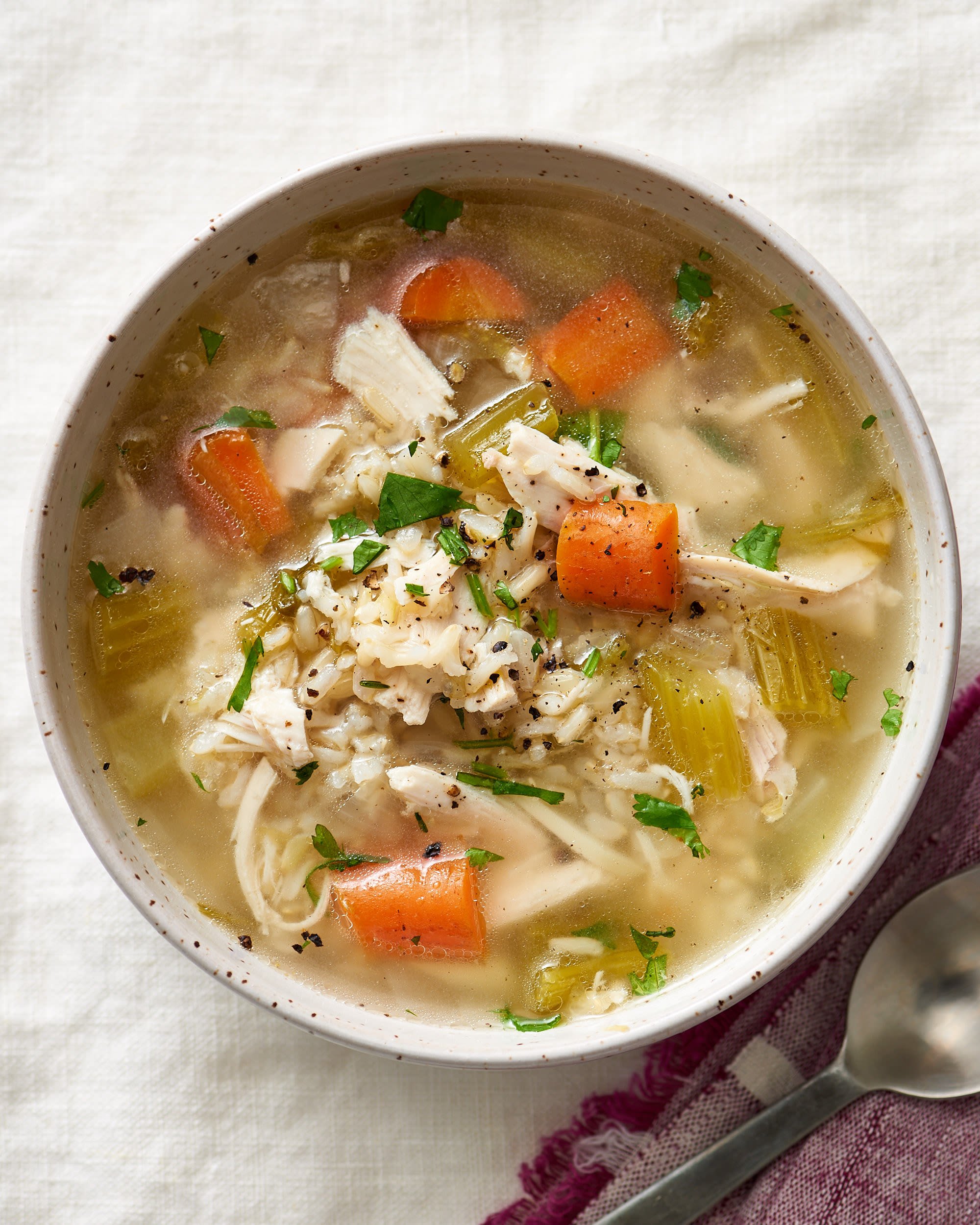 Easy Chicken and Rice Soup at Home