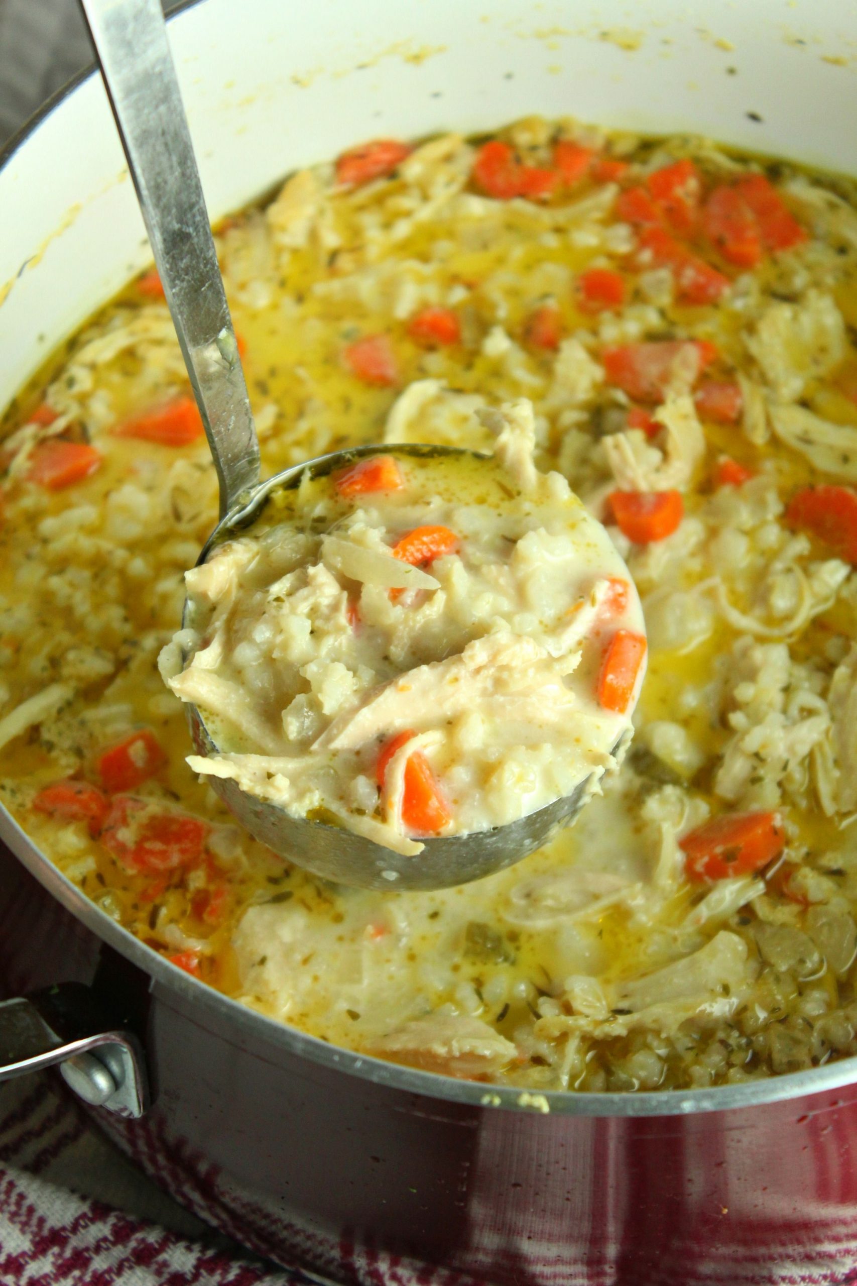 Easy Chicken &  Rice Soup