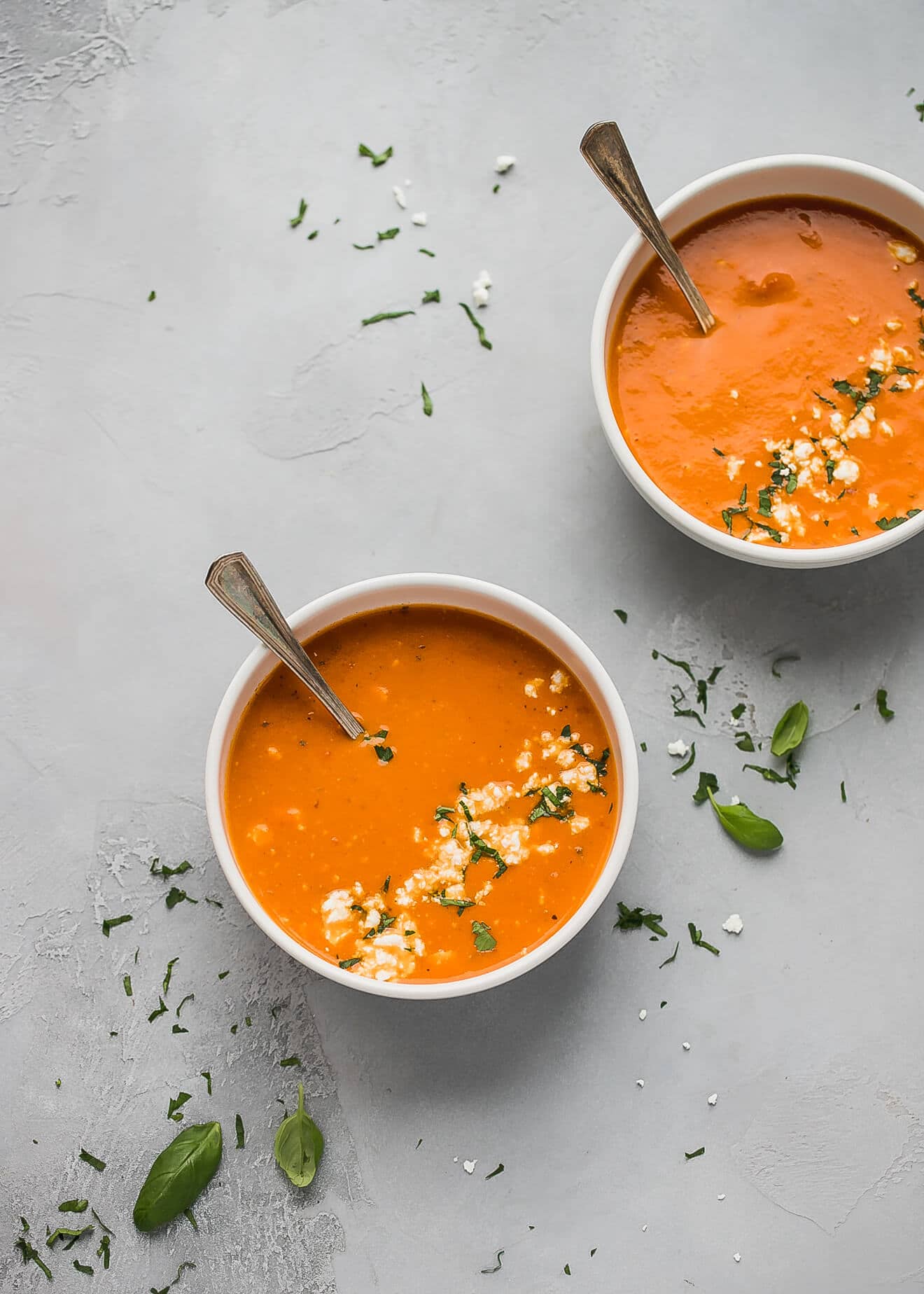 Easy Tomato Feta Soup Recipe