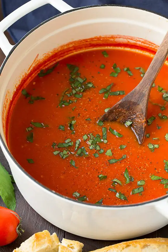 Easy Tomato Soup Recipe {Creamy &  Delicious}
