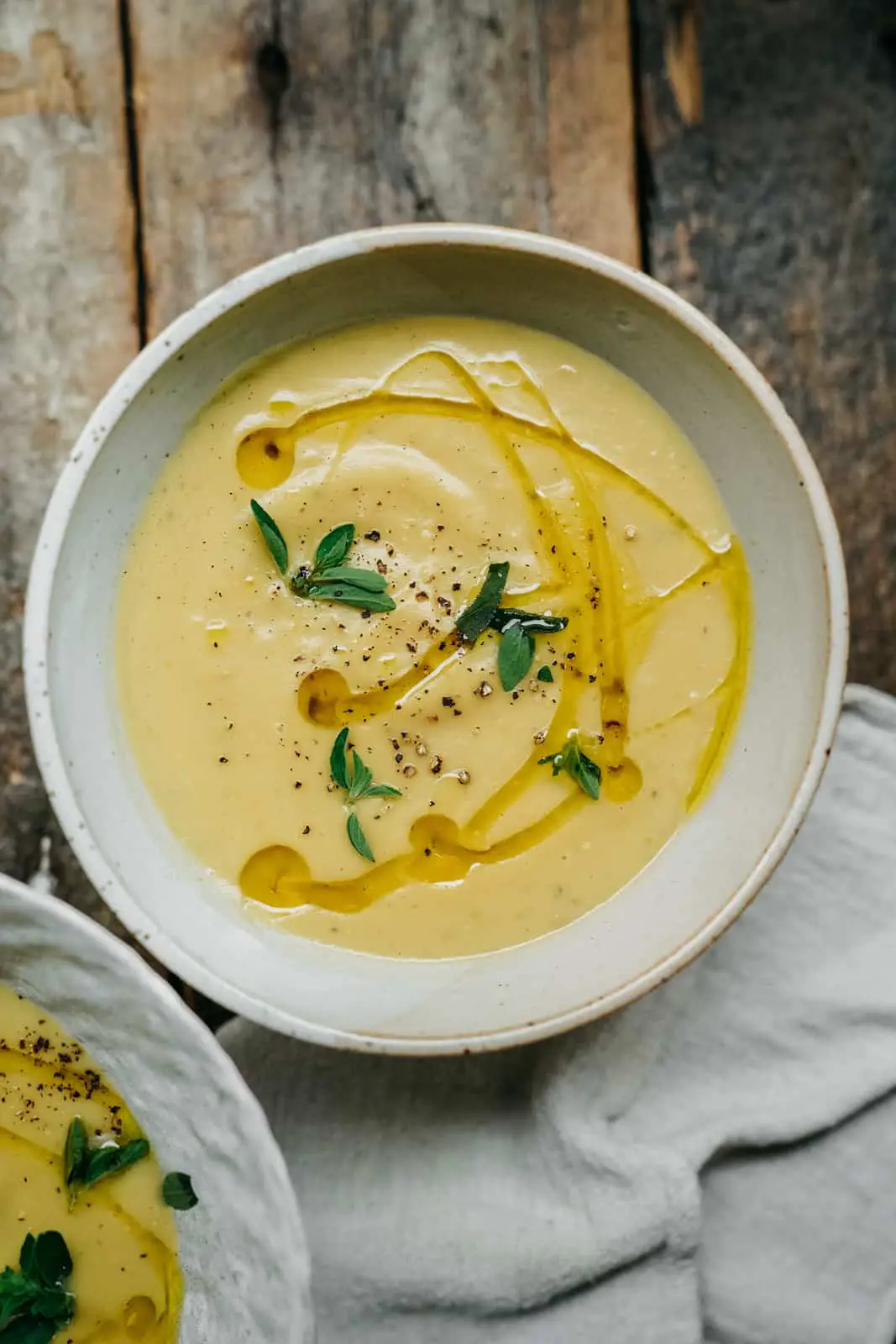 Easy Vegan Potato Leek Soup