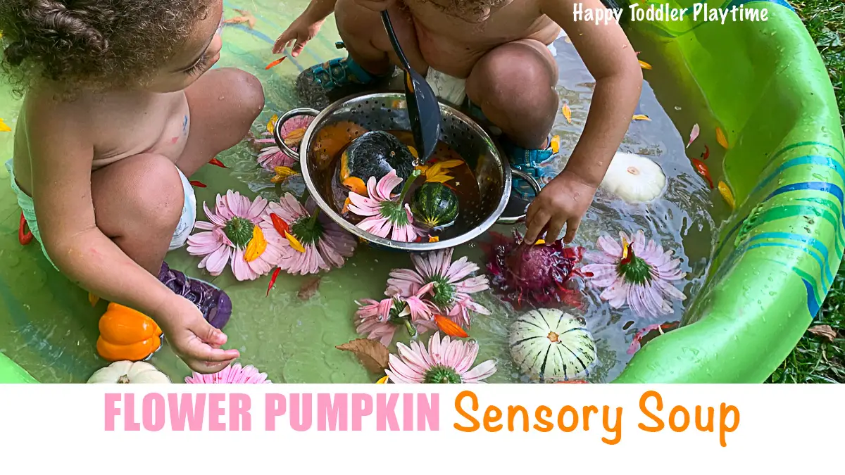 Flower Pumpkin Sensory Soup
