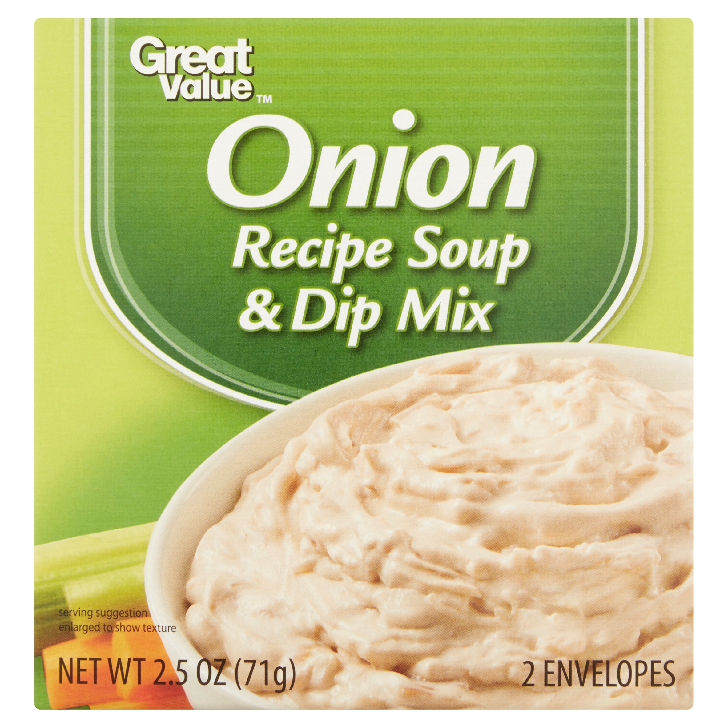Great Value Onion Recipe Soup &  Dip Mix, 2.5 oz