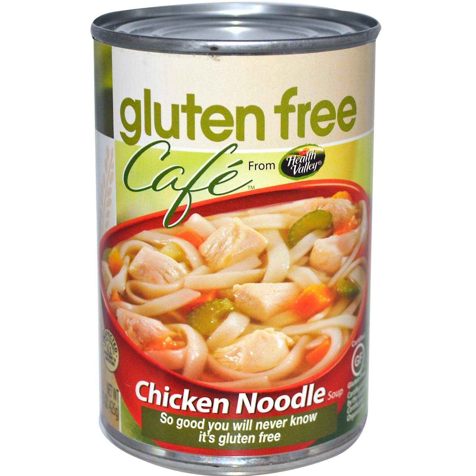 Health Valley, Gluten Free Café, Chicken Noodle Soup, 15 oz (425 g)