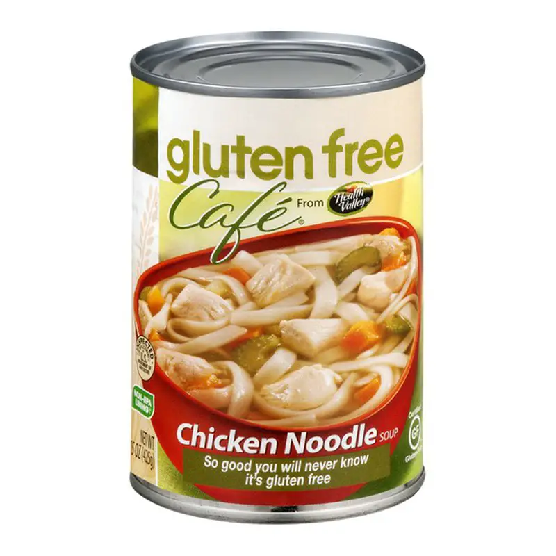 Health Valley Gluten Free Cafe Chicken Noodle Soup (15 oz)