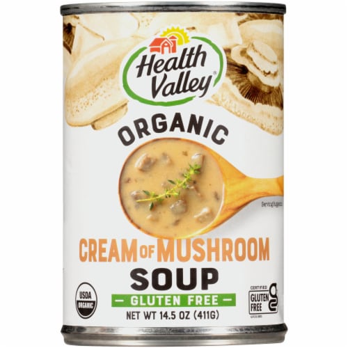 Health Valley Organic Cream of Mushroom Soup, 14.5 oz
