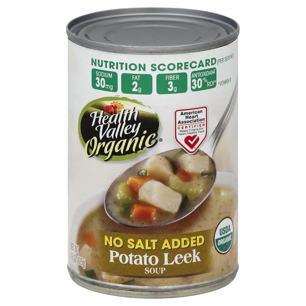 Health Valley Potato Leek Soup No Salt Added, 15 Ounce ...