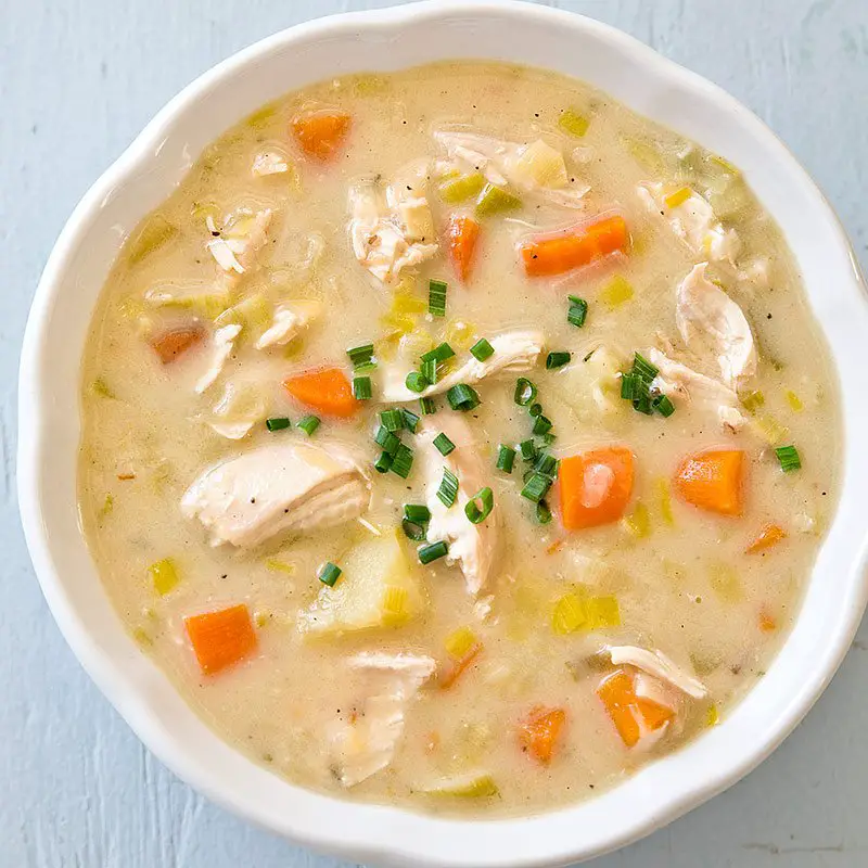 Hearty Cream of Chicken Soup