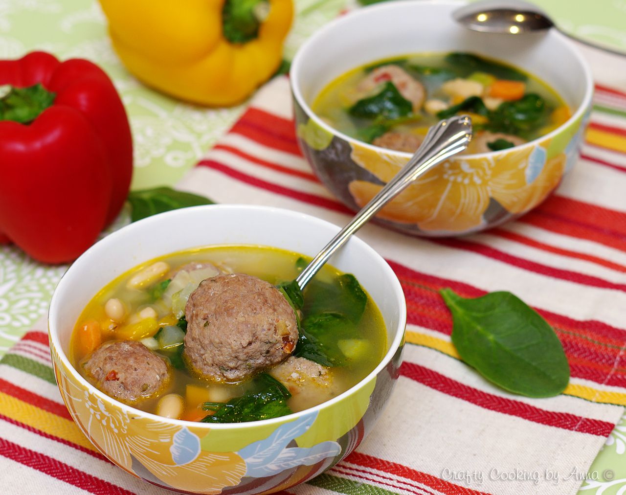 Hearty Meatball Soup With Spinach! (Publix recipe ...