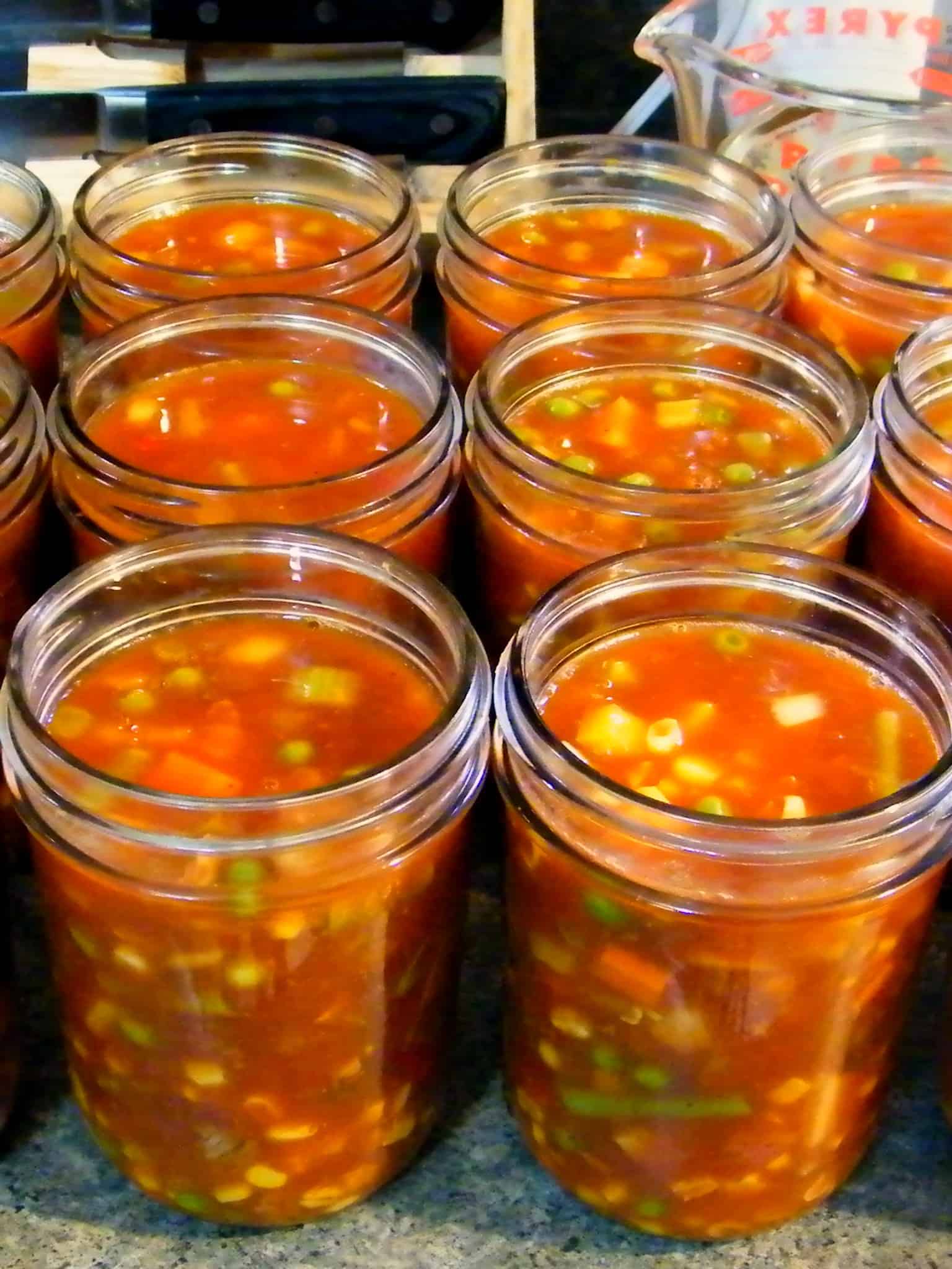 Home Canning Vegetable Beef Soup