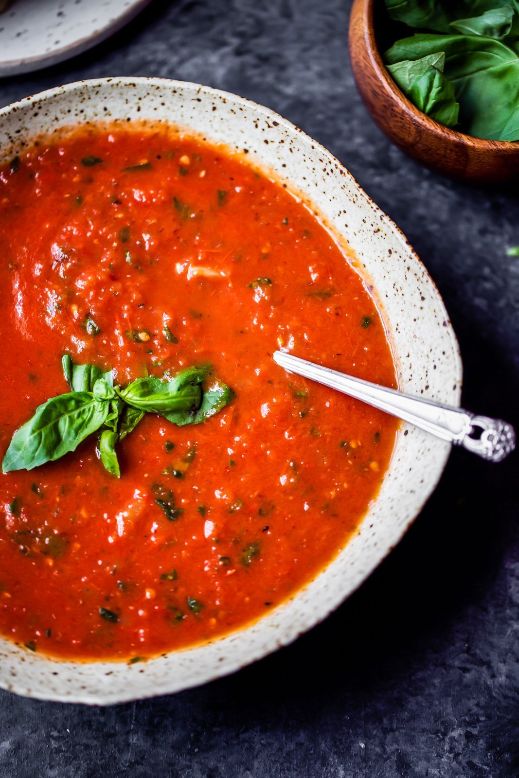 Homemade Roasted Tomato Basil Soup + video