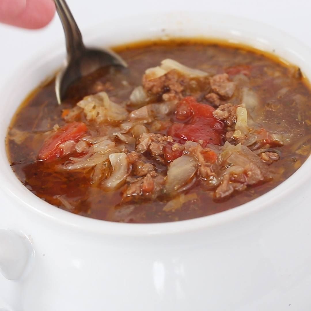 How To Make Cabbage Soup With Ground Beef