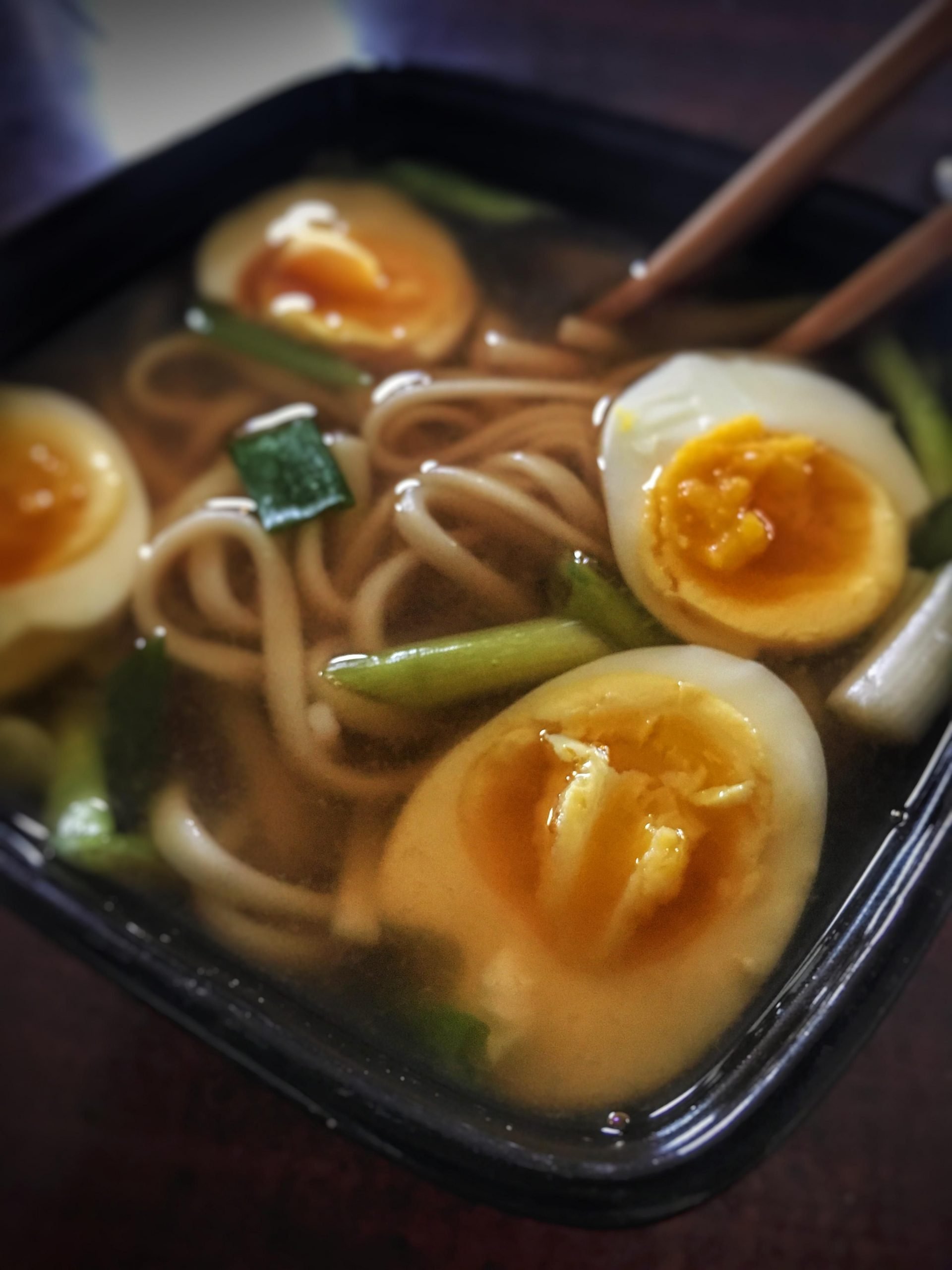 [I ate] Homemade Udon Noodle Soup with eggs Food Recipes ...