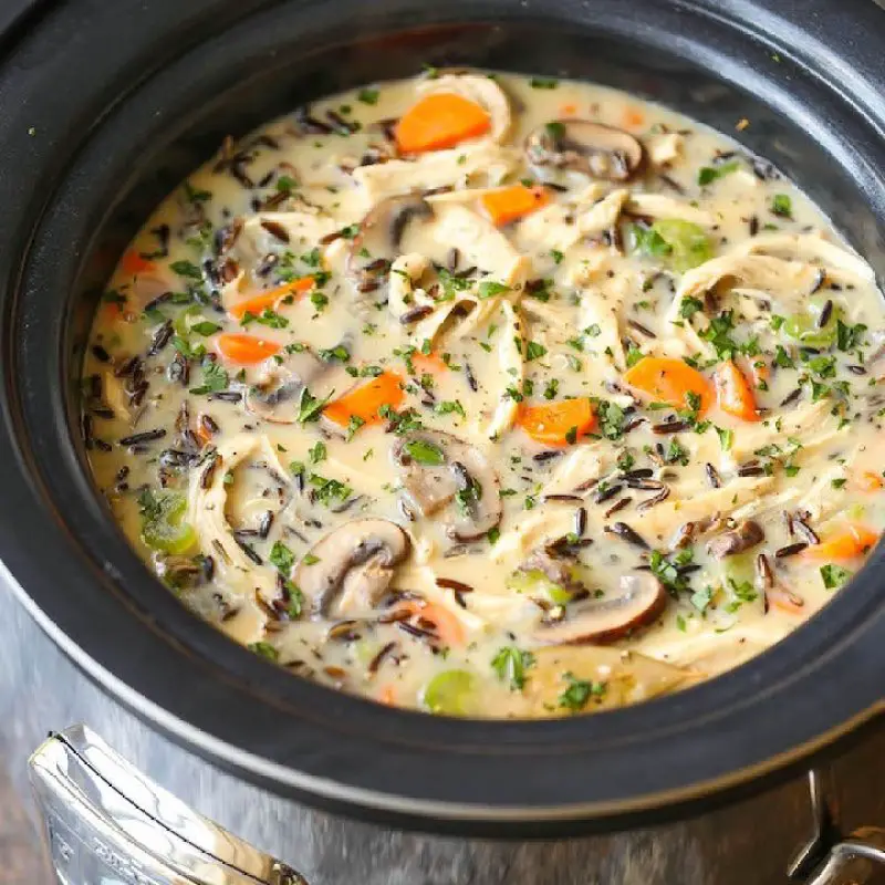 IC Friendly Recipes: Slow Cooker Chicken and Wild Rice Soup