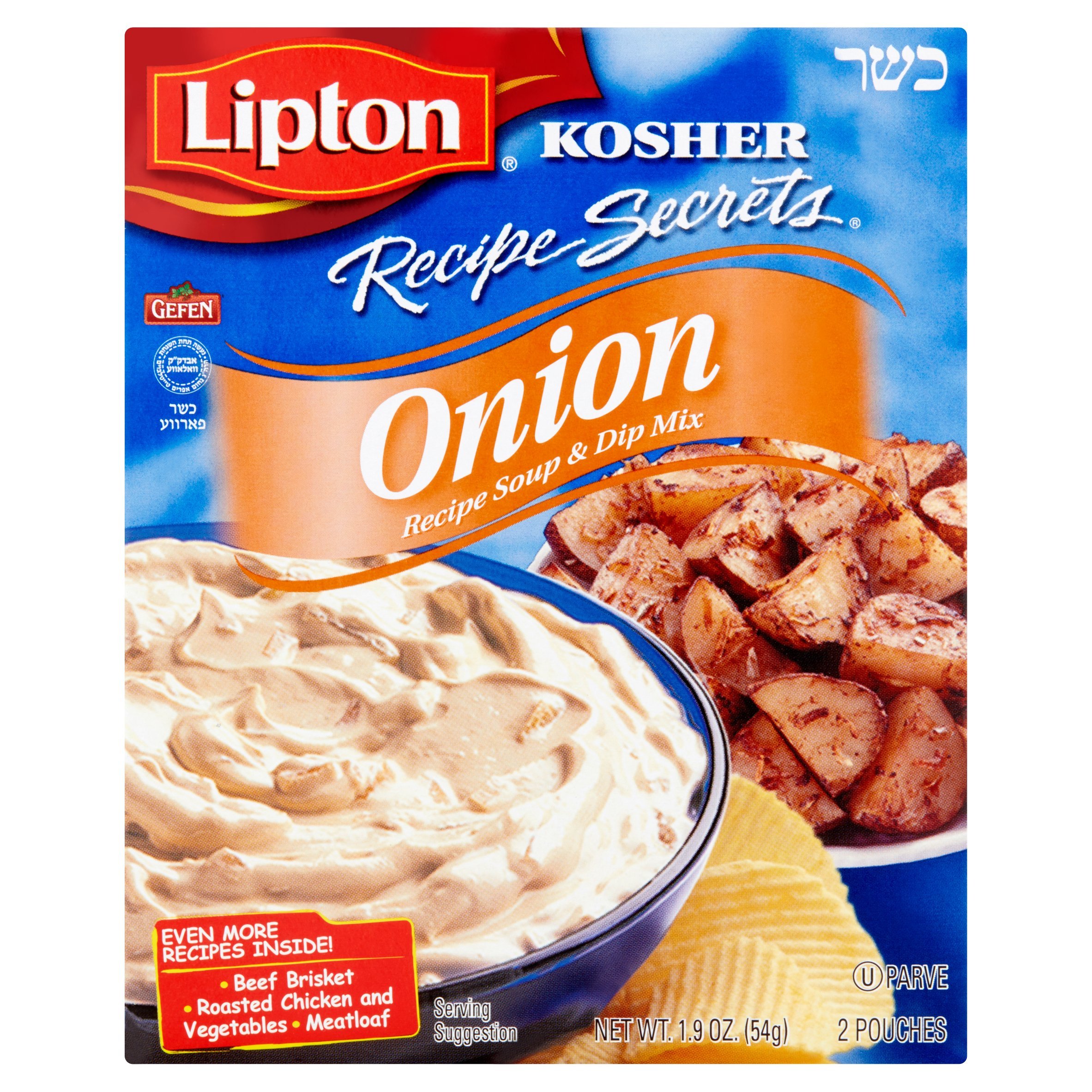 Lipton Recipe Secrets Kosher Onion Soup &  Dip Mix ~ 2 ct ...