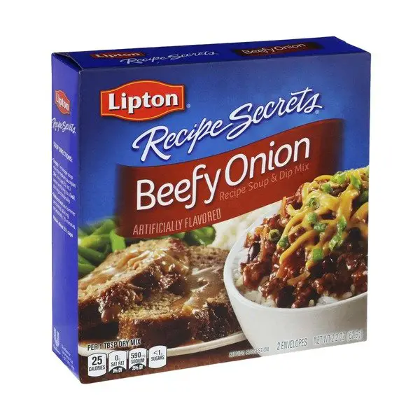 Lipton Soup And Dip Mix Beefy Onion Flavor From H