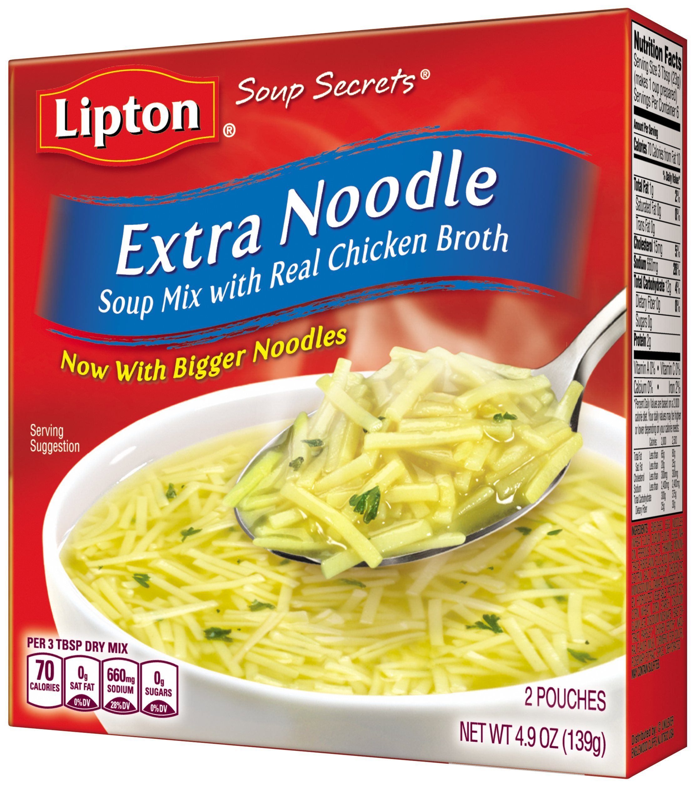 Lipton Soup Secrets Extra Noodle Soup Mix