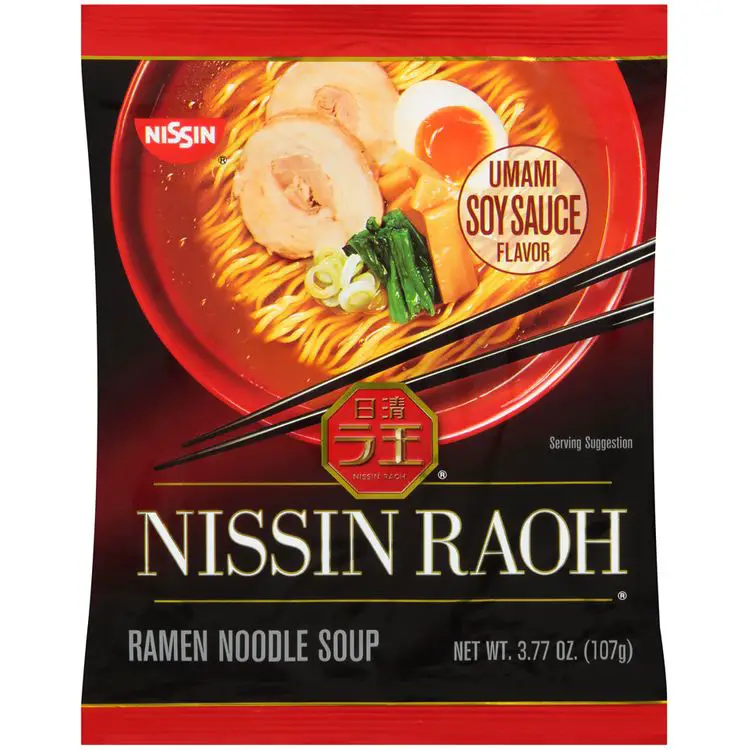 NissinÂ® Nissin RaohÂ® Umami Soy Sauce Flavor Ramen Noodle Soup Reviews 2020
