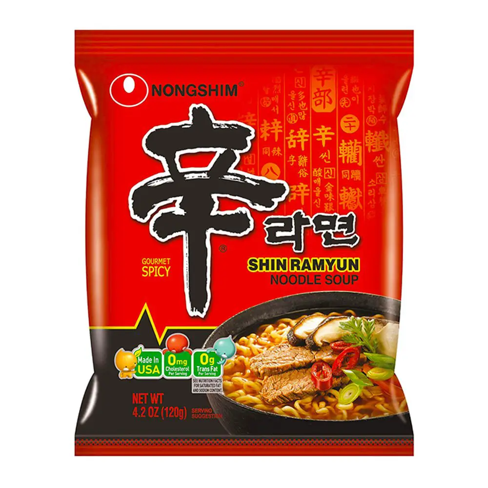 Nongshim Shin Ramyun Noodle Soup Gourmet Spicy 120g