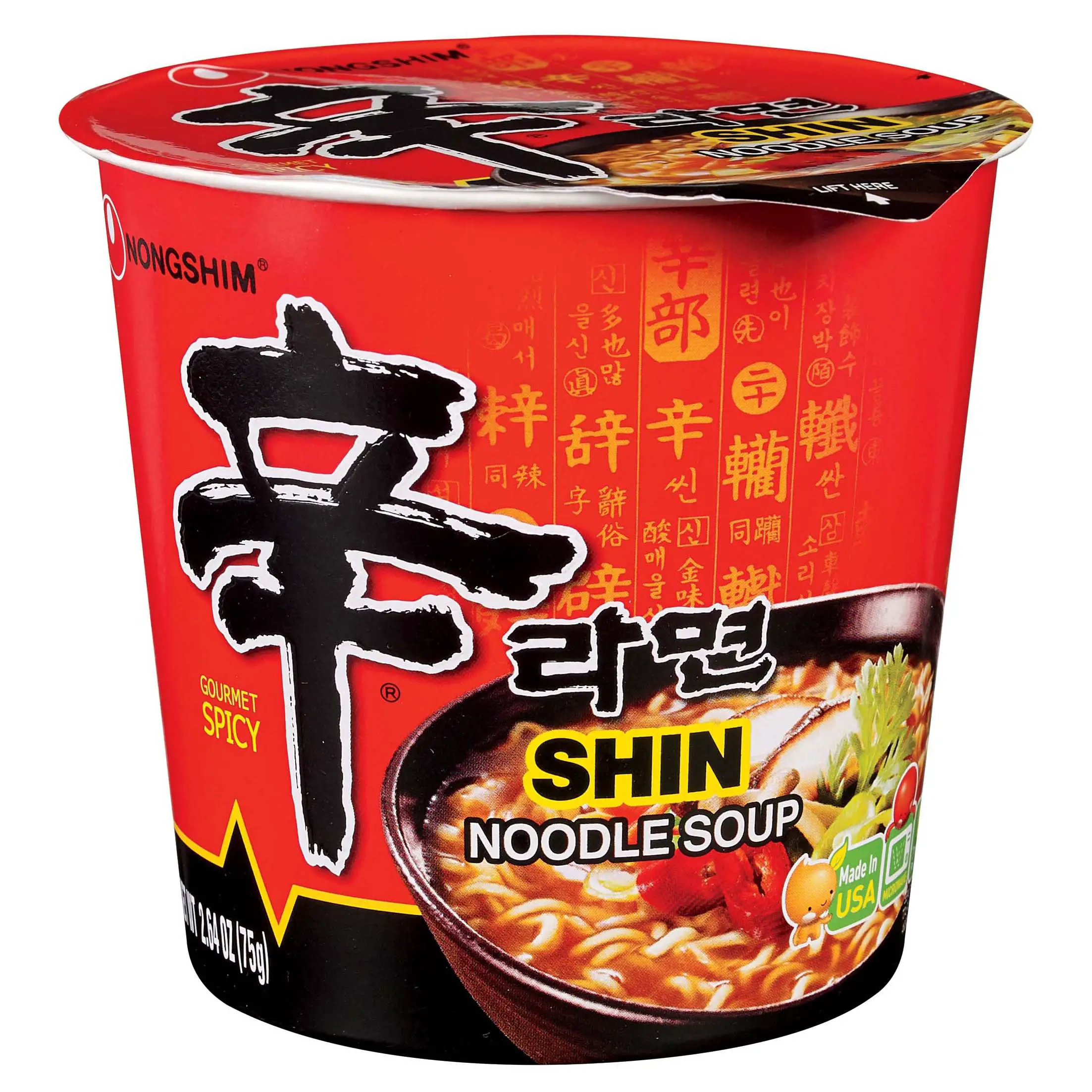 Nongshim Spicy Shin Cup Noodle Soup