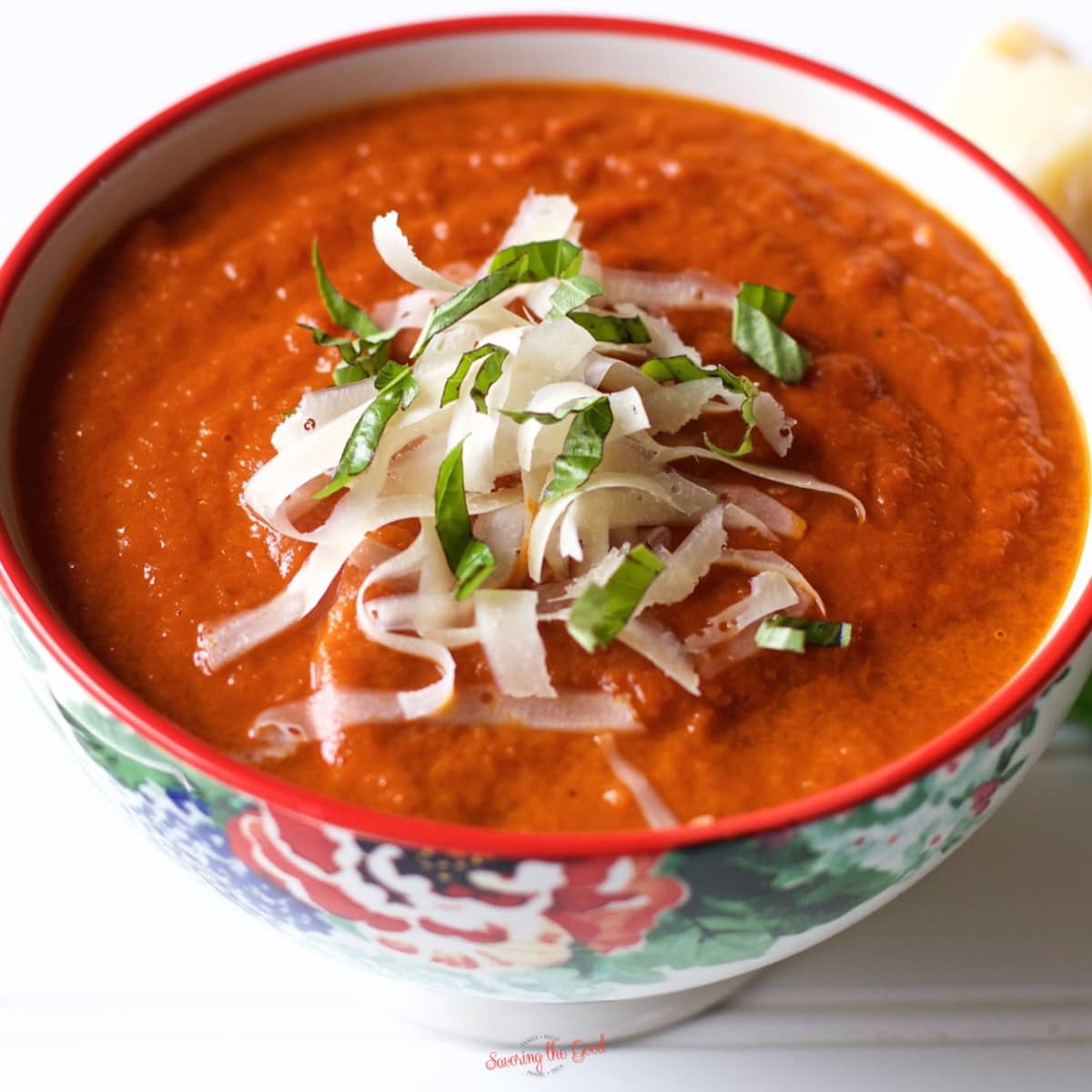 Oven Roasted Tomato Basil Soup Recipe