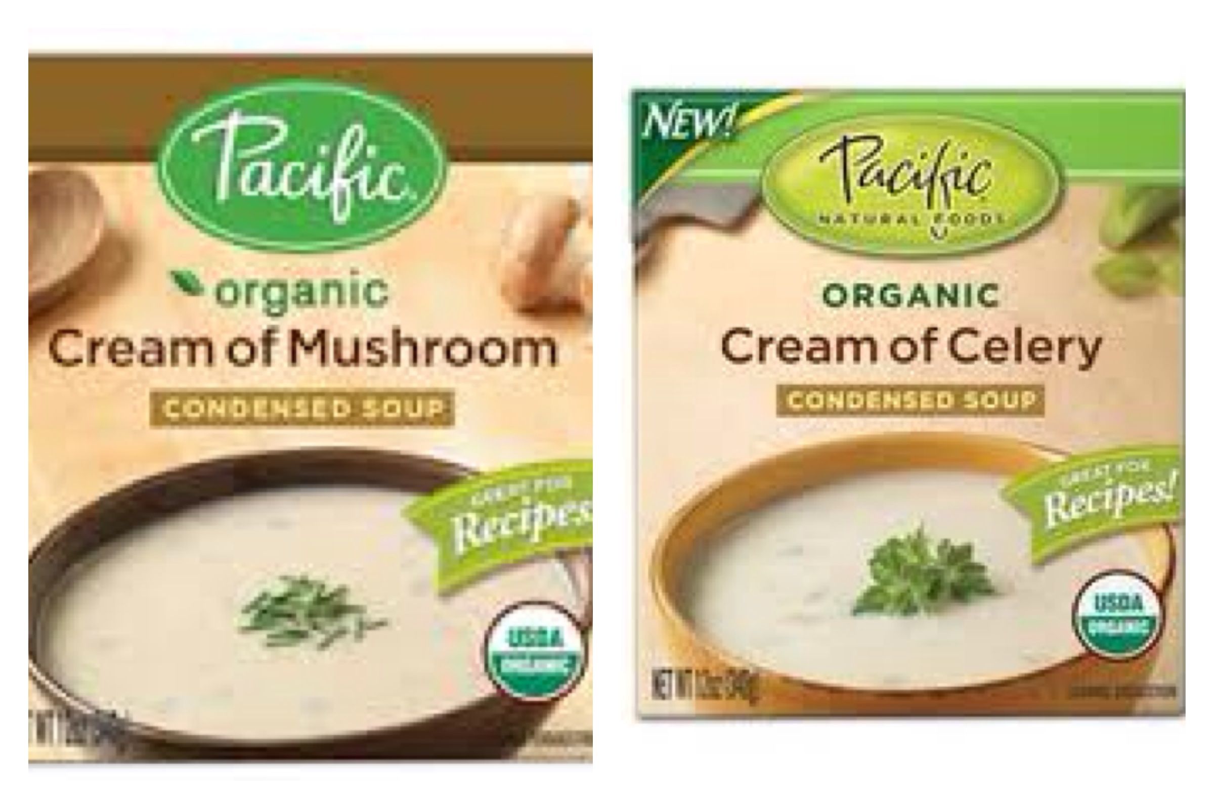Pacific Foods Boxed Organic Cream of Mushroom &  Cream of ...