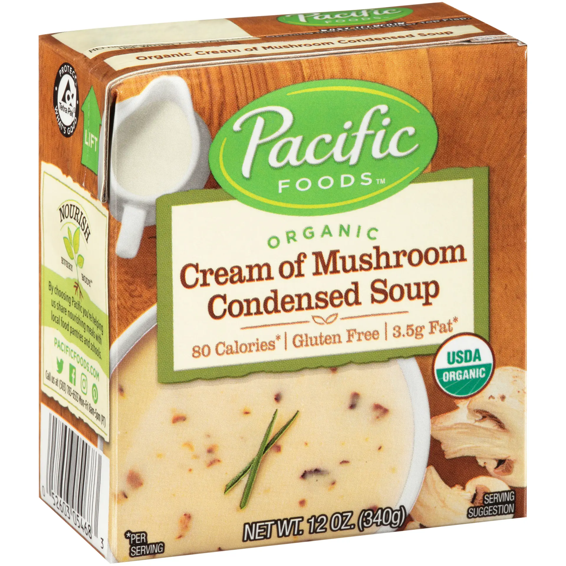 Pacific Foods Cream of Mushroom Condensed Soup 12 oz