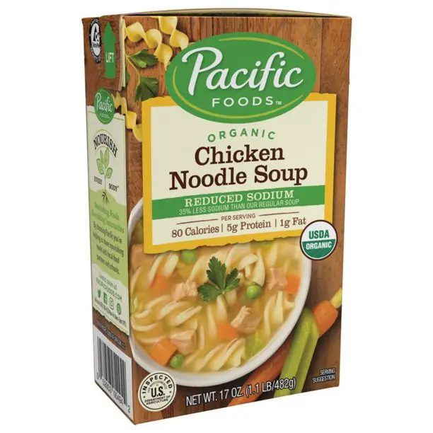 Pacific Foods Organic Reduced Sodium Chicken Noodle Soup, 17 fl oz ...