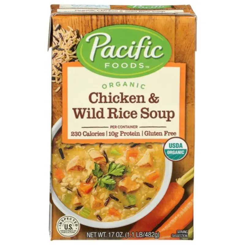 Pacific Foods Soup, Organic, Chicken &  Wild Rice (17 oz ...