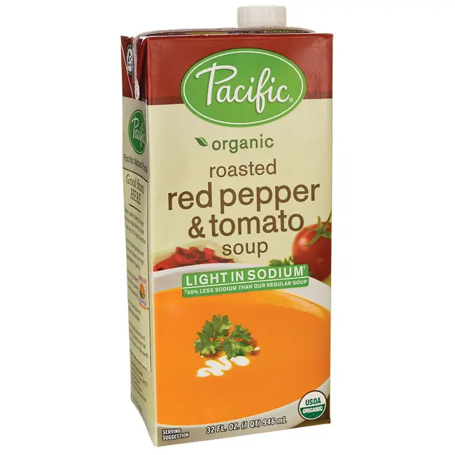 Pacific Natural Foods Organic Roasted Red Pepper &  Tomato Soup