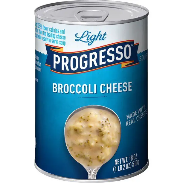 Progresso Light Broccoli Cheese, Gluten Free Soup ...